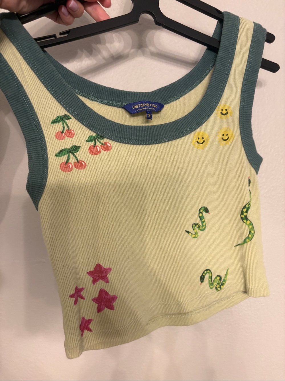 Coney Island picnic retro y2k vintage-inspired graphic baby tank top